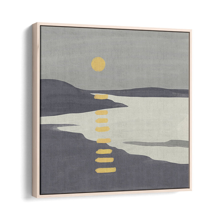 SUNSET OVER TRANQUIL LAKE , LANDSCAPE PAINTINGS