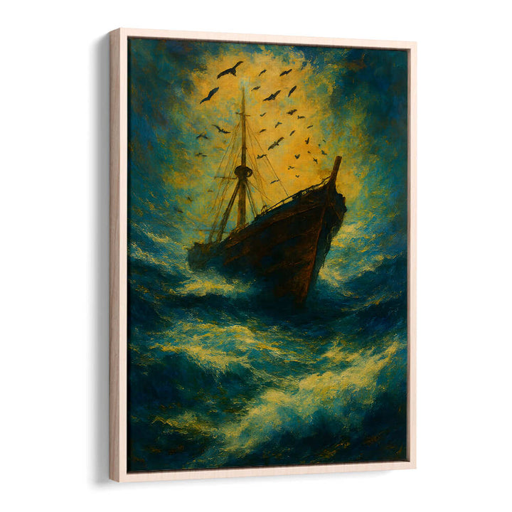 THE LAST DESCENT , EXPRESSIONISM PAINTINGS