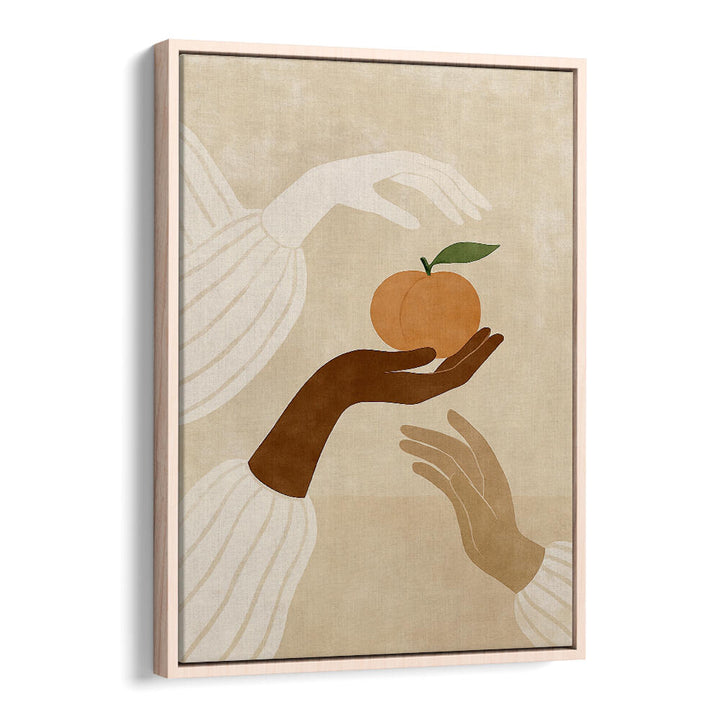 PEACH RITUAL , BOHO ART PAINTINGS