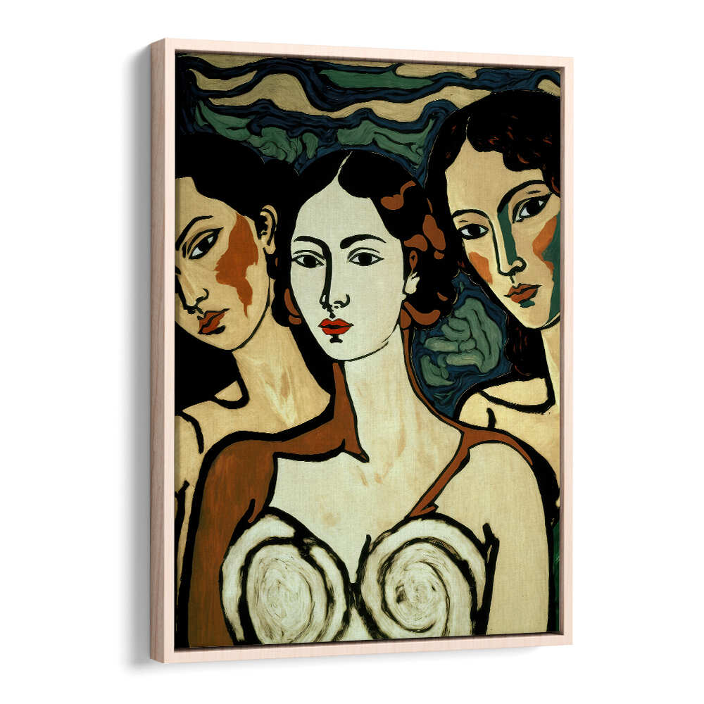 TRIO OF ELEGANCE , PORTRAITS & FIGURATIVE ILLUSTRATIONS