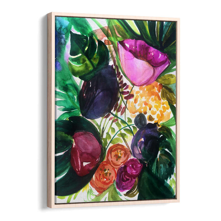 TROPICA I , FLORAL FLOWER PAINTINGS