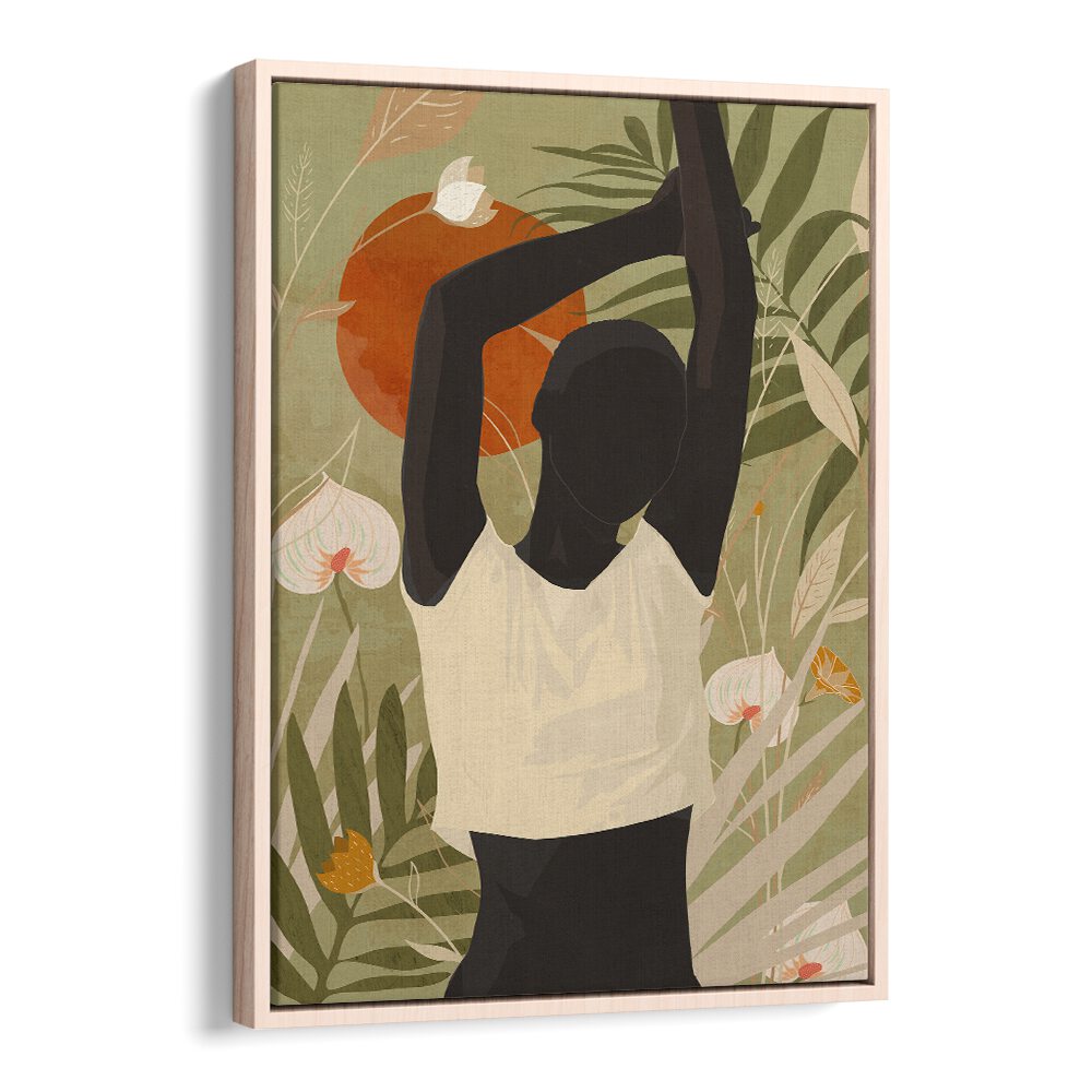 Elevate your decor with TROPICAL GIRL III, BOHO ART PAINTINGS, showcasing a captivating blend of abstract style.