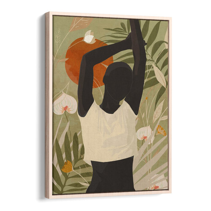 Elevate your decor with TROPICAL GIRL III, BOHO ART PAINTINGS, showcasing a captivating blend of abstract style.