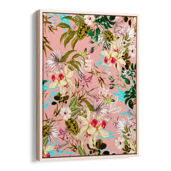 TROPICAL PINK ORCHIDS , FLORAL FLOWER PAINTINGS
