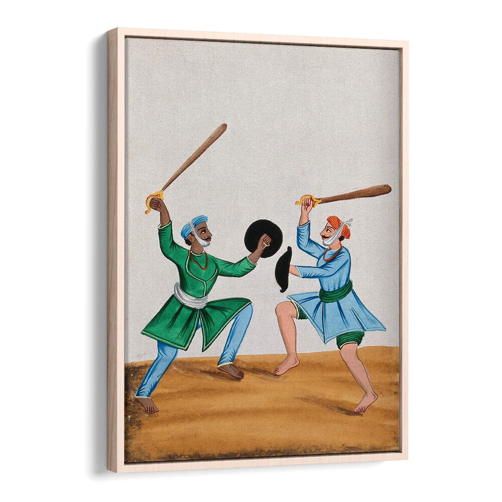 TWO SIKH MEN DUELING