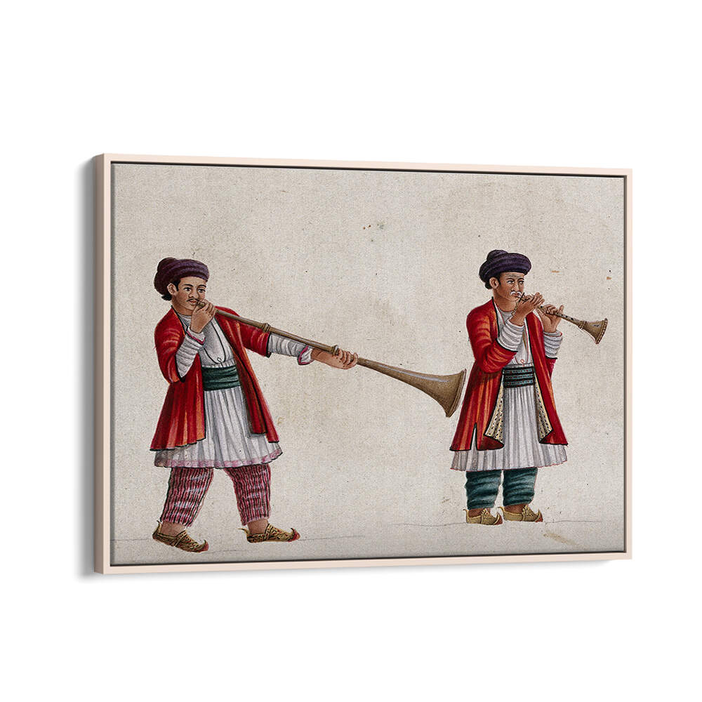 TWO MUSICIANS PLAYING THE SHEHNAI