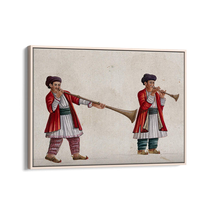 TWO MUSICIANS PLAYING THE SHEHNAI
