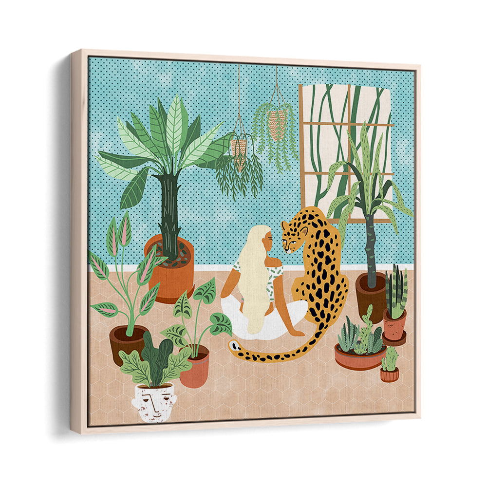 URBAN JUNGLE , BOHO ART PAINTINGS