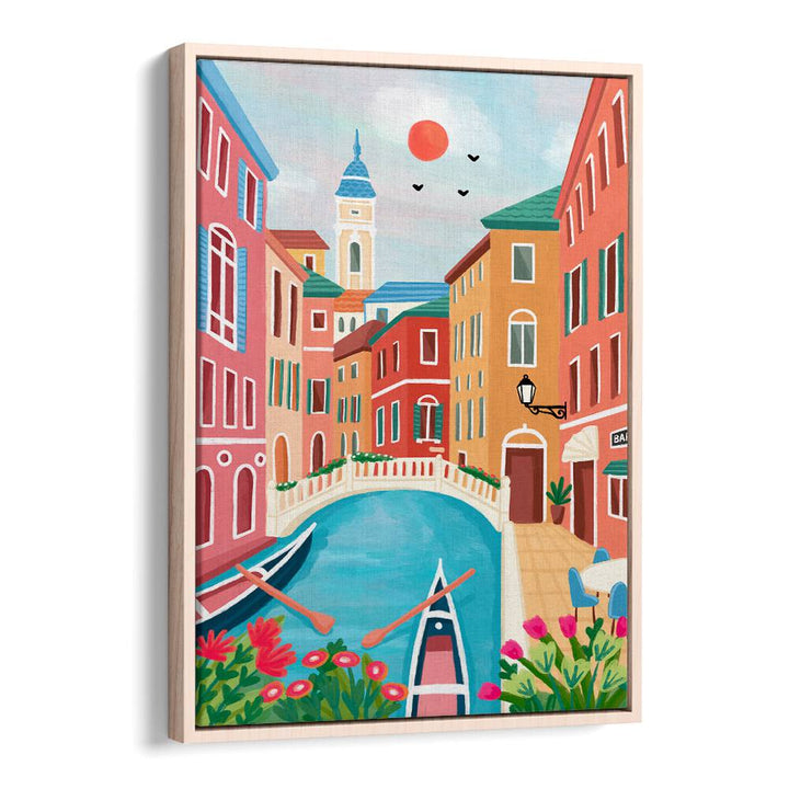 VENICE CANAL SUNRISE STROLL , TRAVEL POSTERS
