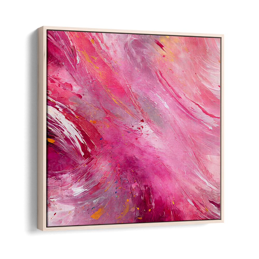 VIBRANT ABSTRACT WITH BOLD PINK, ABSTRACT PAINTINGS adds a stunning touch to any space with its rich colors and dynamic design.