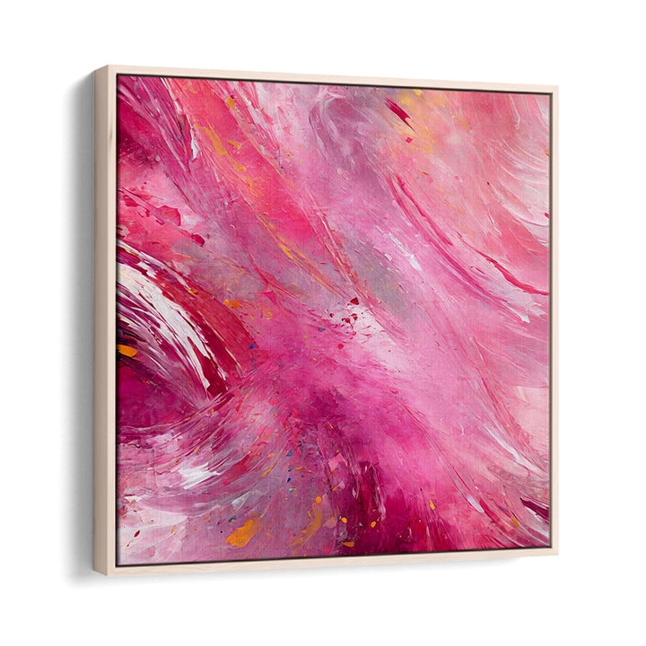 VIBRANT ABSTRACT WITH BOLD PINK, ABSTRACT PAINTINGS adds a stunning touch to any space with its rich colors and dynamic design.