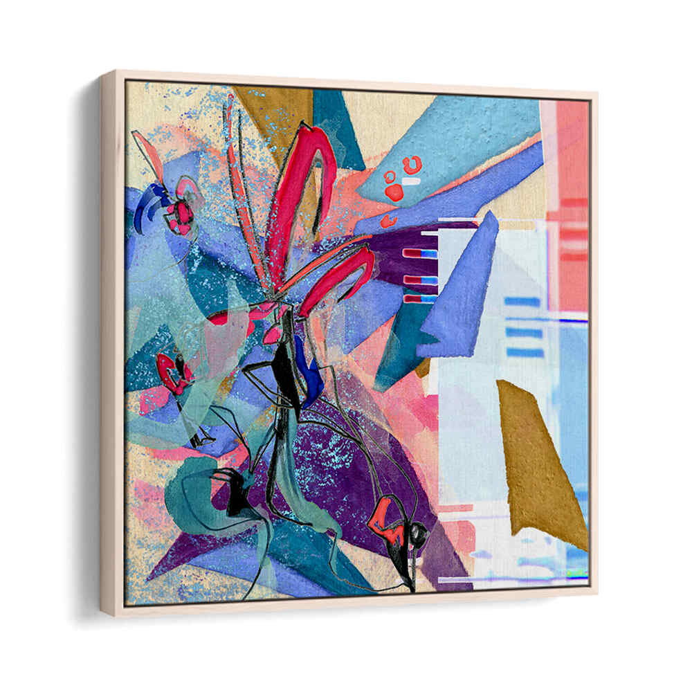 VIBRANT COLORS AND GEOMETRIC SHAPES , ORGANIC FORMS