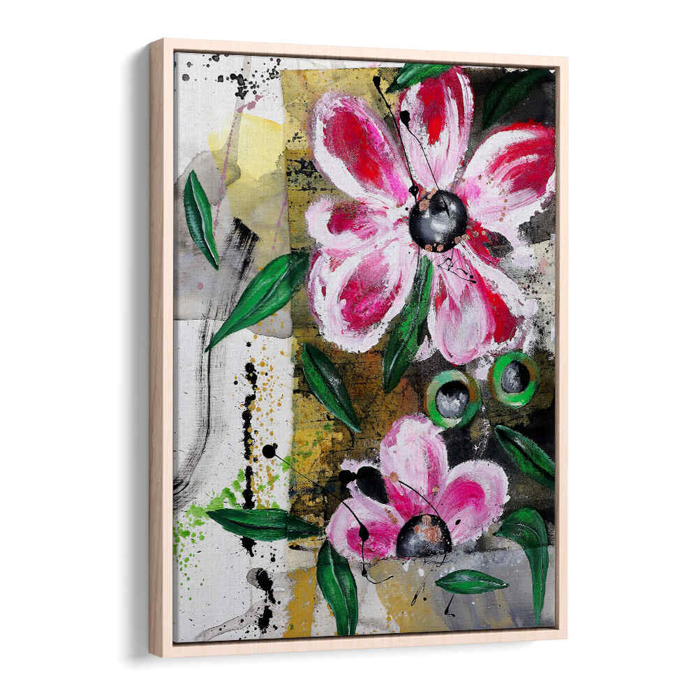 VIBRANT PETAL DANCE , FLORAL FLOWER PAINTINGS