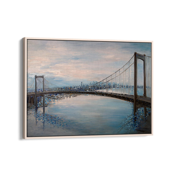 WALT WHITMAN BRIDGE , MODERN IMPRESSIONISM PAINTINGS
