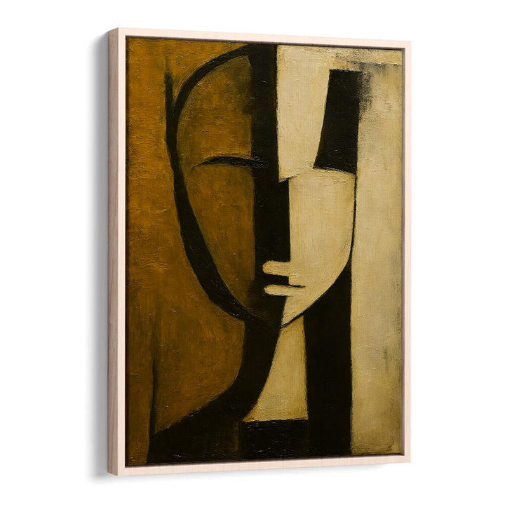 WATCHER BEHIND THE PILLAR , EXPRESSIONISM PAINTINGS