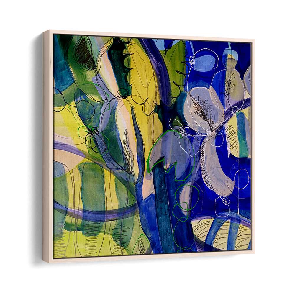 Vibrant WATER FLOWERS V, ABSTRACT PAINTINGS, brings contemporary elegance to any space, perfect for stylish homes.