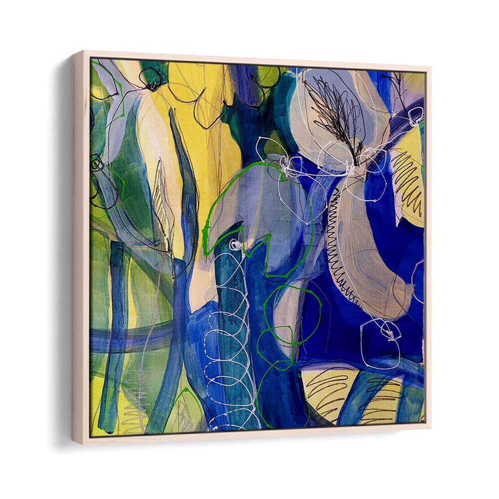 Vibrant colors and textures in WATER FLOWERS VI, ABSTRACT PAINTINGS add sophistication to any living space.