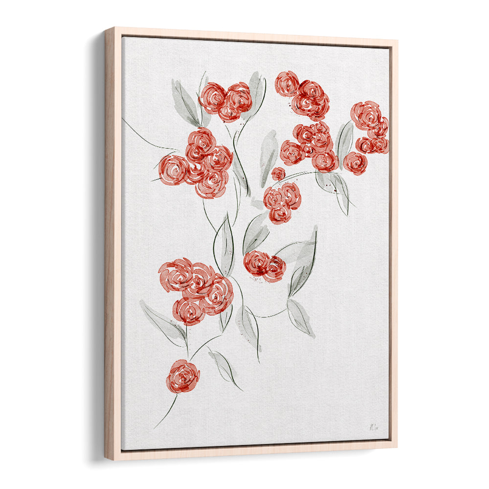 WATERCOLOR RED FLOWERS