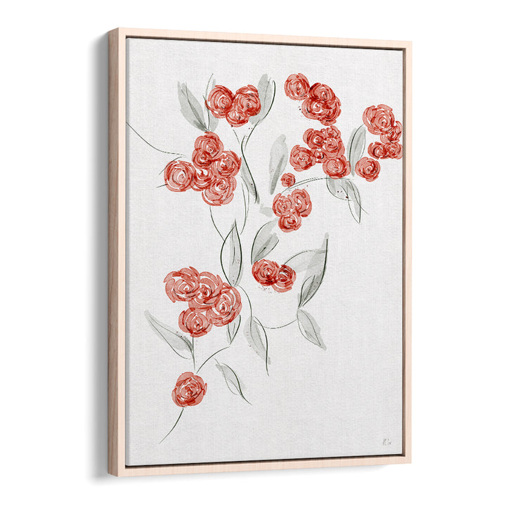 WATERCOLOR RED FLOWERS