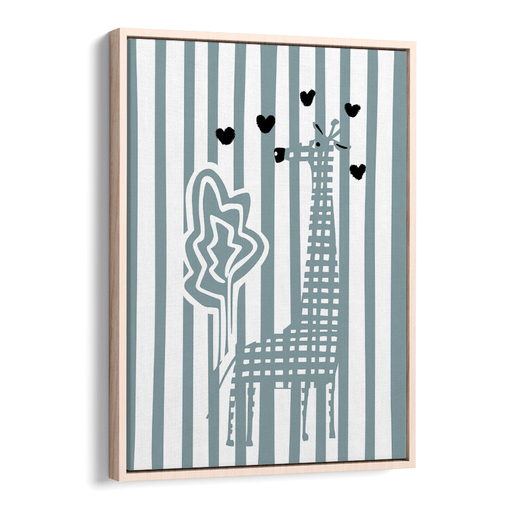 WHIMSICAL GIRAFFE AND HEARTS