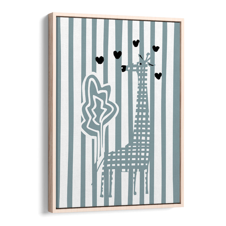 WHIMSICAL GIRAFFE AND HEARTS