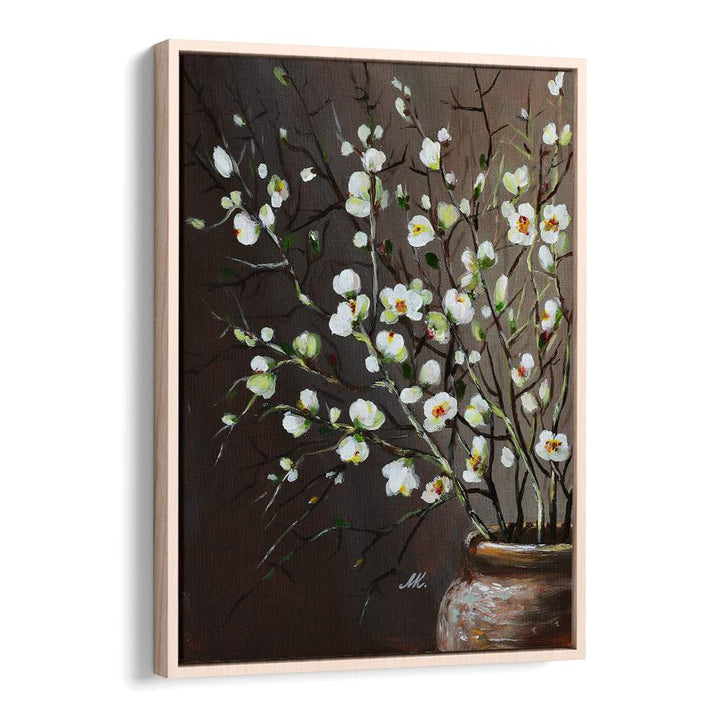 WHITE BLOSSOMS IN VASE