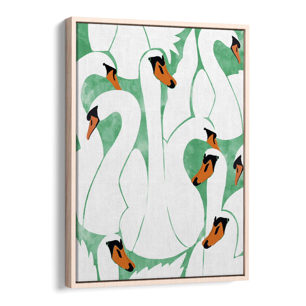 WHITE CALM , ANIMAL PAINTINGS