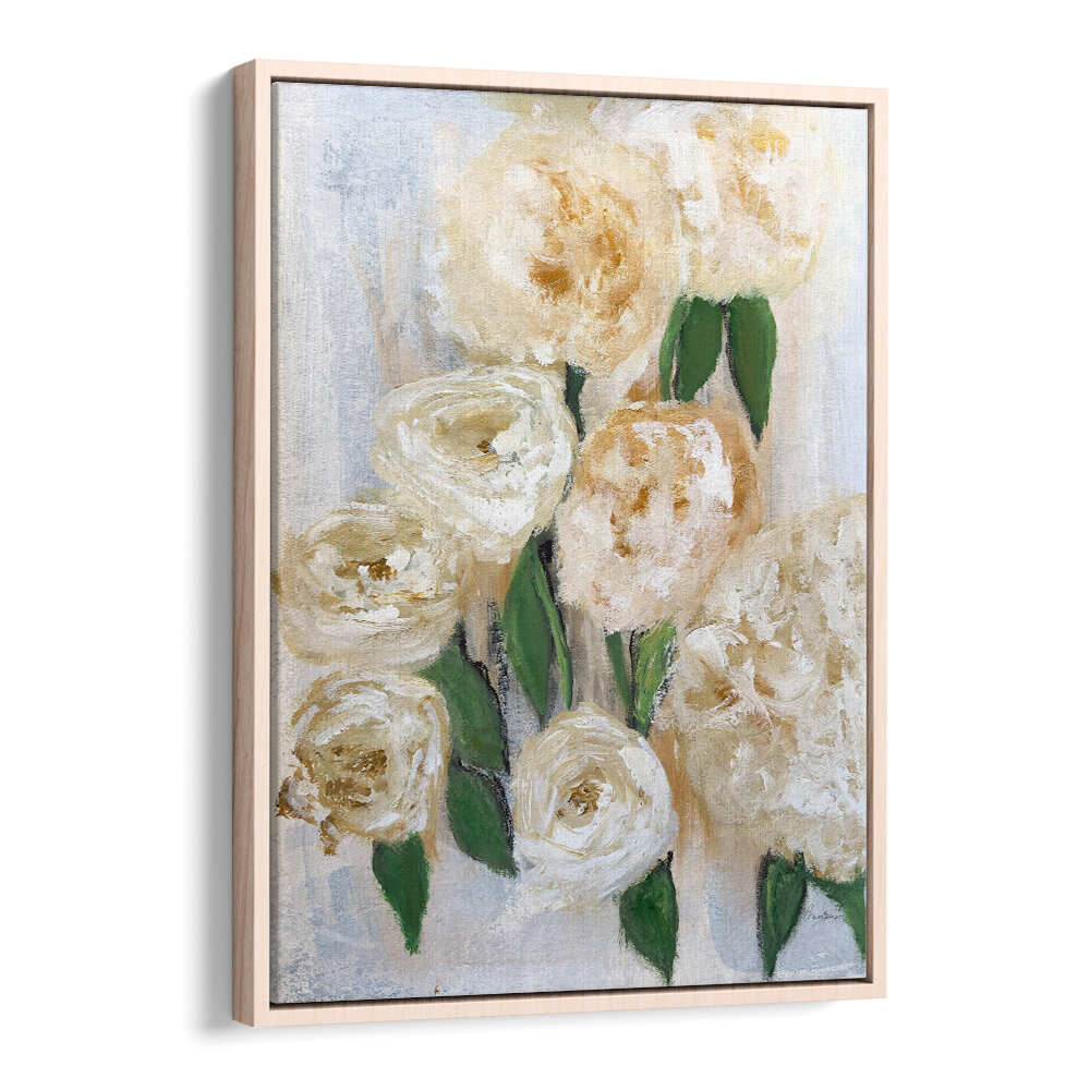 WHITE WHISPER , FLORAL FLOWER PAINTINGS