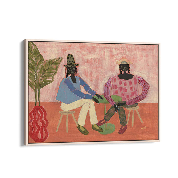 WITH A FRIEND , PORTRAITS & FIGURATIVE ILLUSTRATIONS