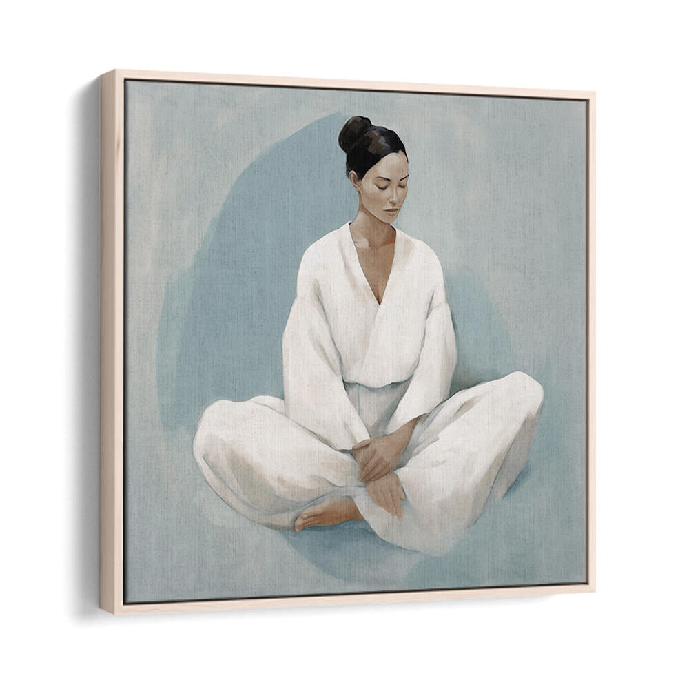 WOMAN IN MEDITATION , HEALTH & WELNESS