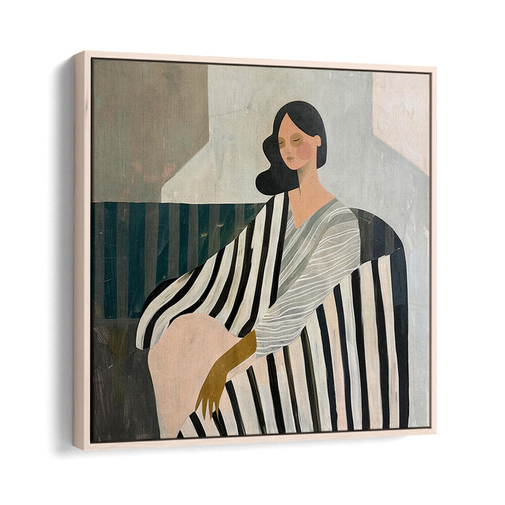 WOMAN IN RECLINE , PORTRAITS & FIGURATIVE ILLUSTRATIONS