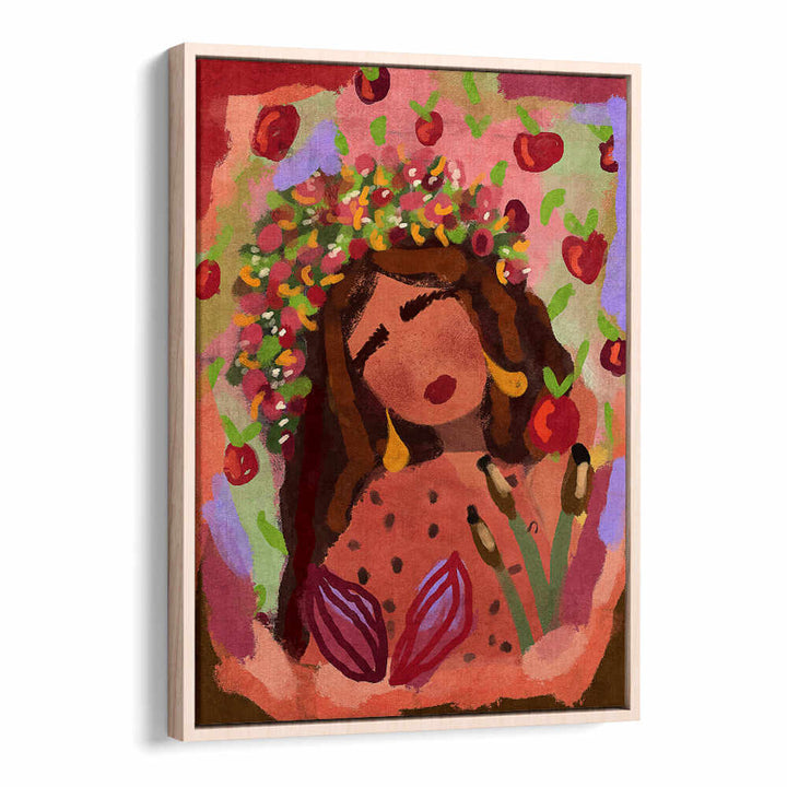 WOMAN AND APPLES