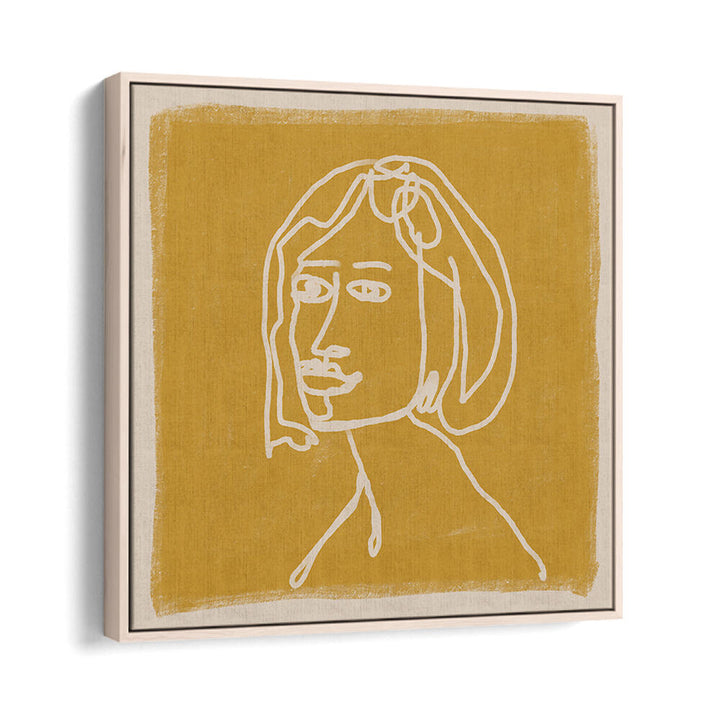 WOMAN IN GOLDS , LINE ART PAINTINGS