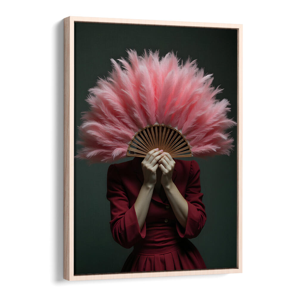 WOMAN WITH FEATHERS