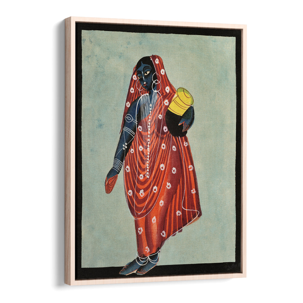 VISHNU IN FEMALE FORM OF MOHINI (1890) , INDIAN ART PAINTINGS