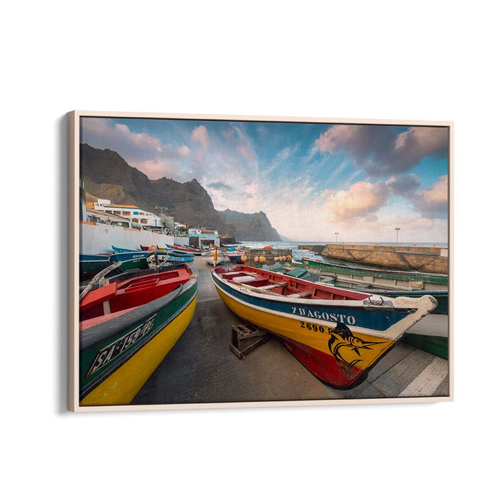 COLORED BOATS BY STEFAN HEFELE , LANDSCAPE PHOTO PRINTS