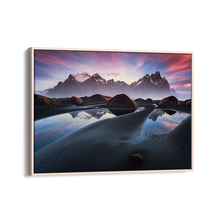 GLOWING VESTRAHORN BY STEFAN HEFELE , LANDSCAPE PHOTO PRINTS