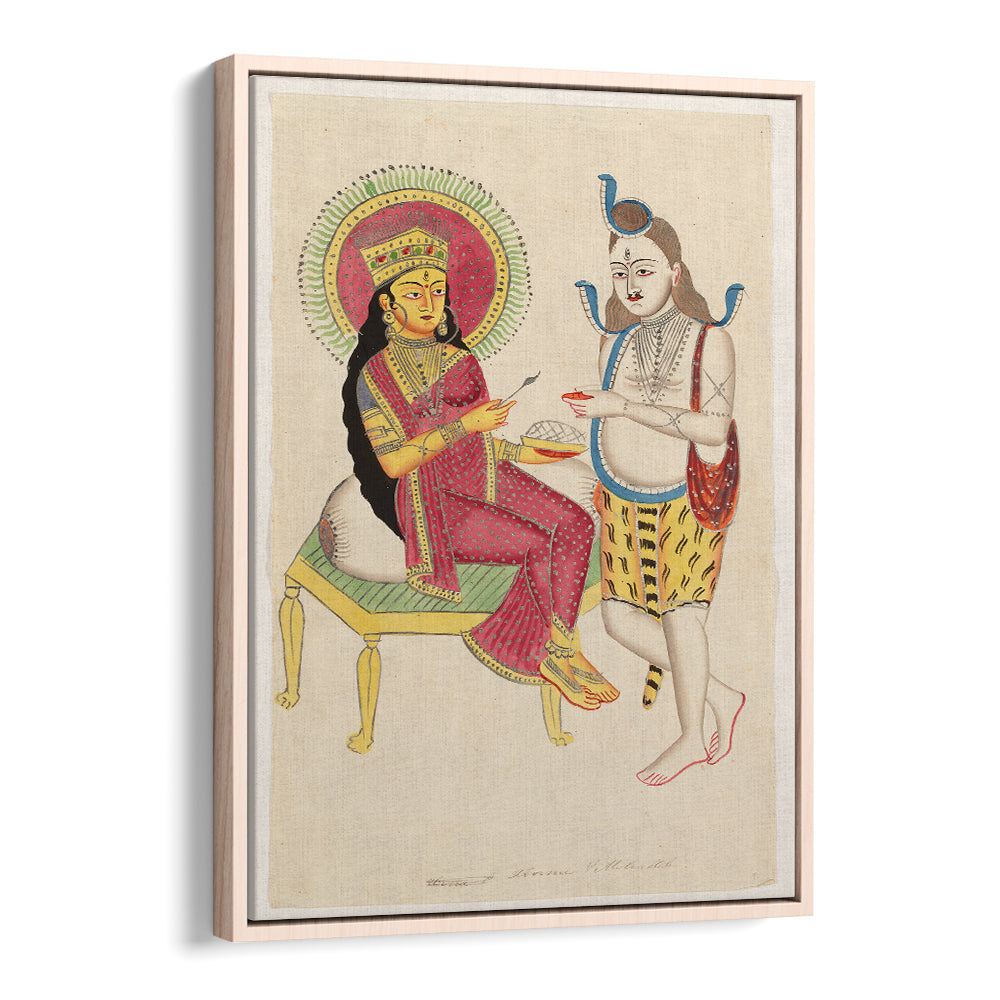 ARDHANARI , INDIAN ART PAINTINGS