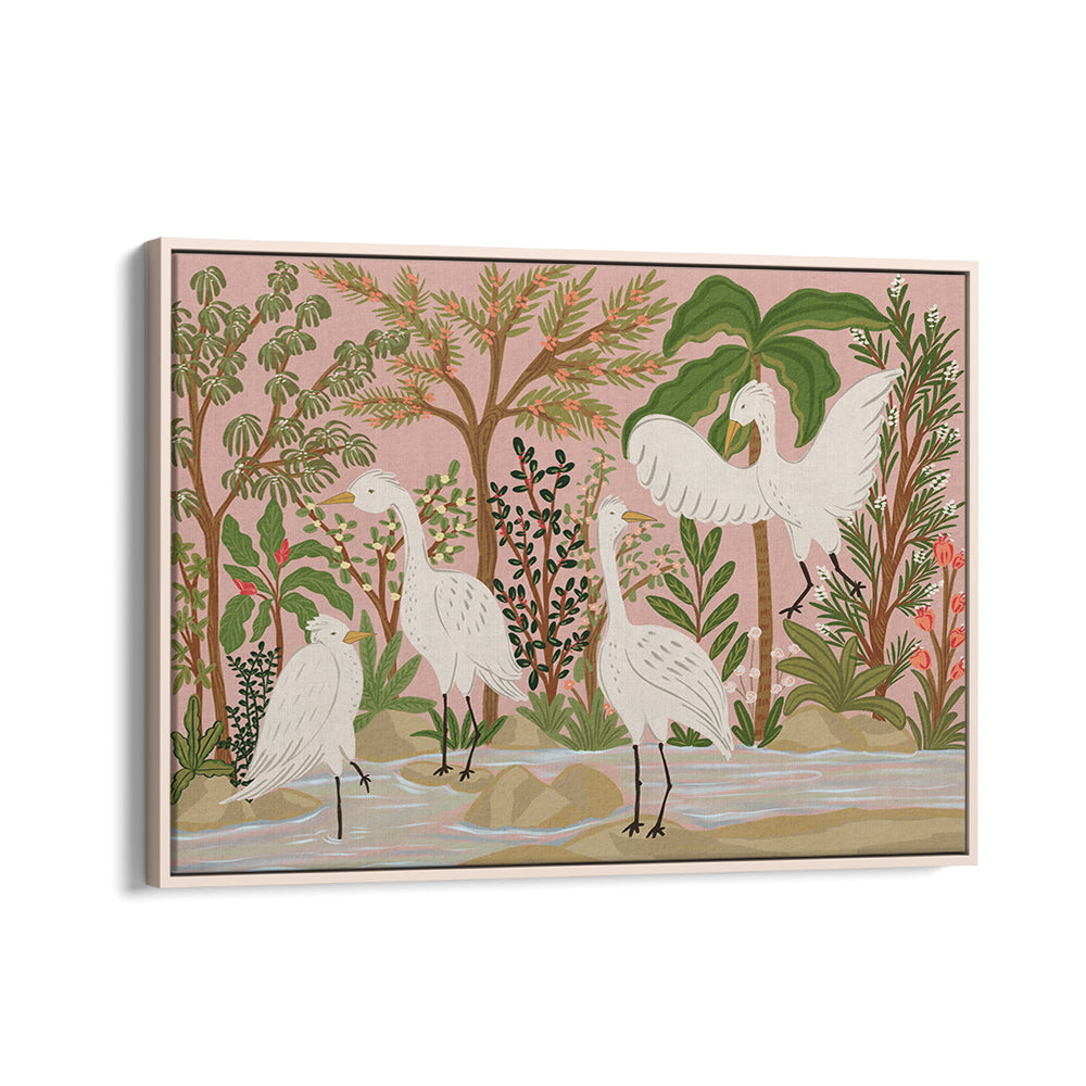 PEACEFUL JUNGLE EGRETS