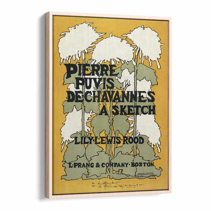 PIERRE PUVIS DE CHAVANNES (1895) BY ETHEL REED, VINTAGE PAINTINGS