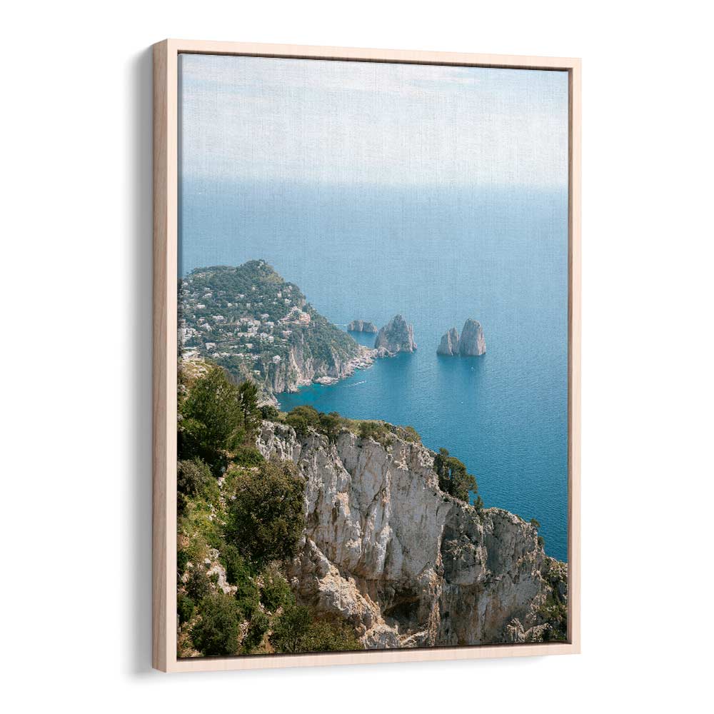 COAST OF CAPRI ITALY BY RAISA ZWART , LANDSCAPE PHOTO PRINTS