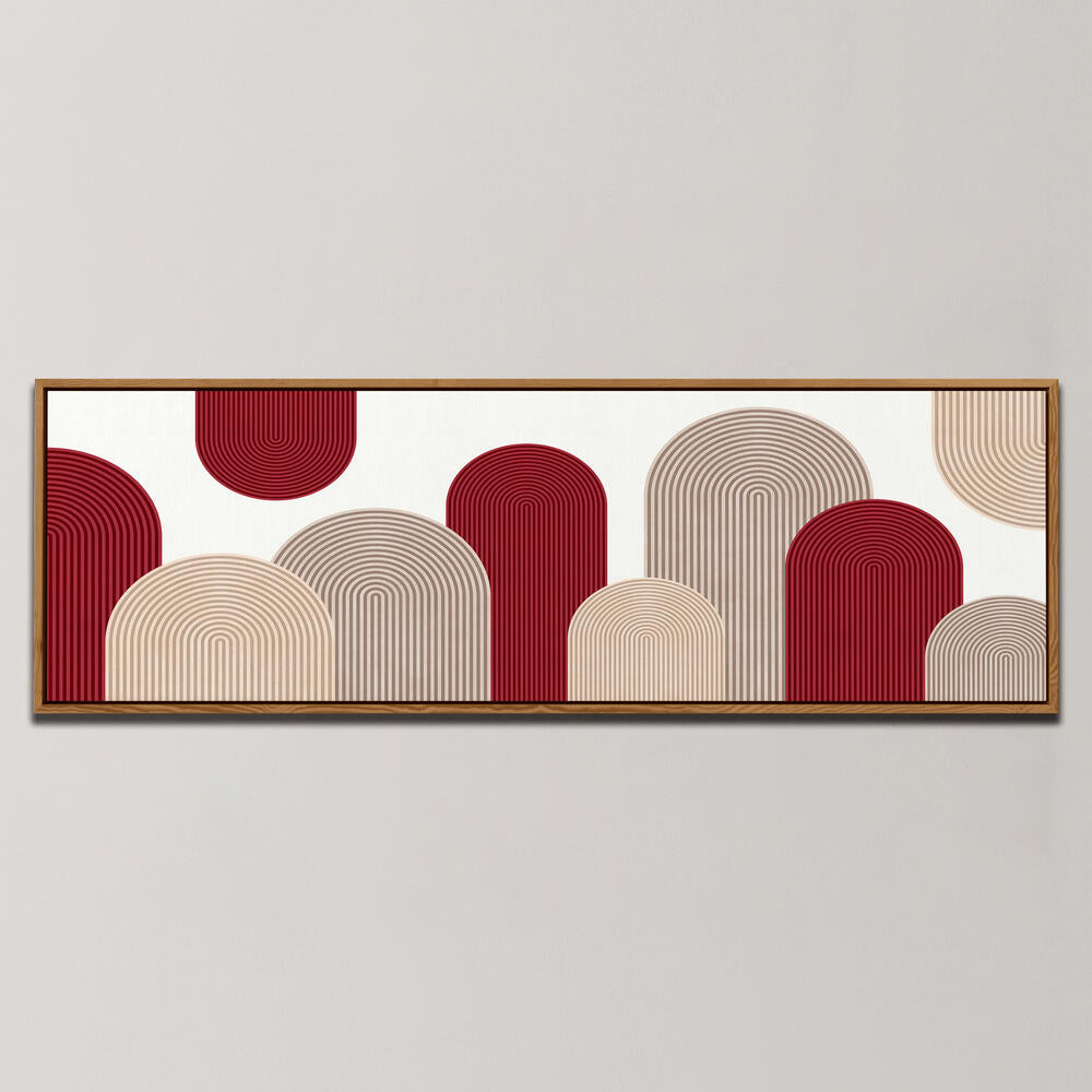 ABSTRACT GEOMETRIC ARTWORK , PANORAMIC ART