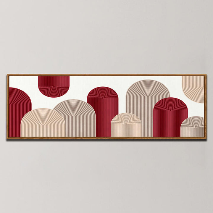 ABSTRACT GEOMETRIC ARTWORK , PANORAMIC ART