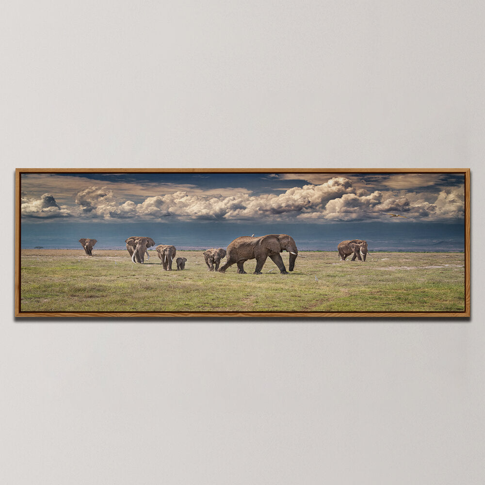 AMBOSELI WONDERLAND , PANORAMIC ART