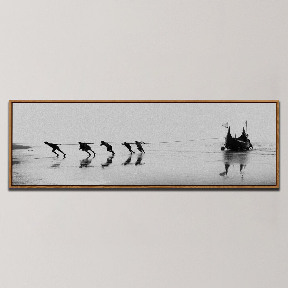 FISHERMEN , PANORAMIC ART