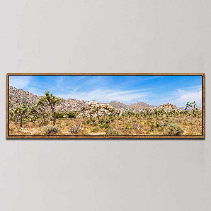 SCENIC JOSHUA TREE NATIONAL PARK , PANORAMIC ART