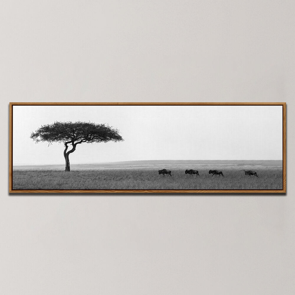 MARCHING PEACEFULLY , PANORAMIC ART