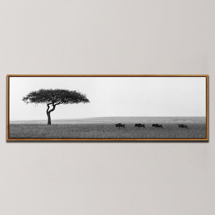 MARCHING PEACEFULLY , PANORAMIC ART