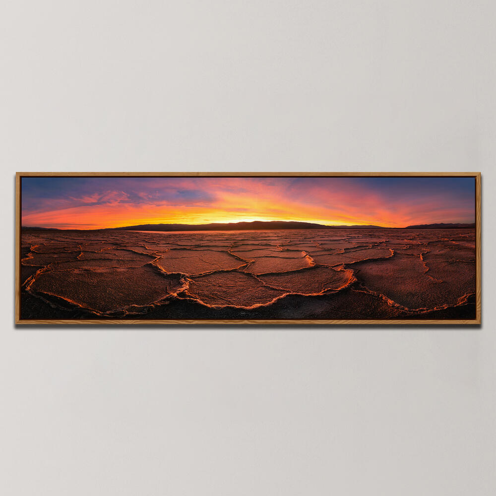 GOLDEN GRAINS OF SALT , PANORAMIC ART