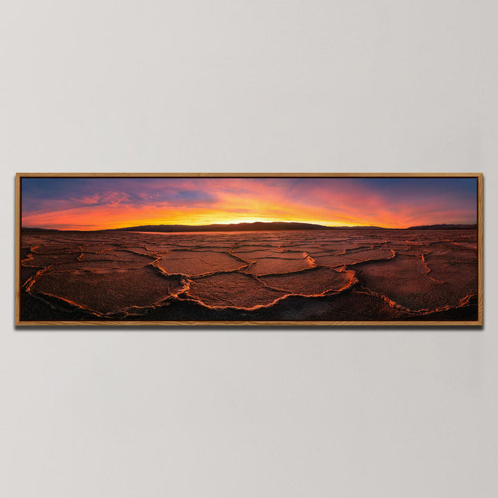 GOLDEN GRAINS OF SALT , PANORAMIC ART